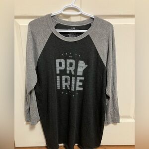 Unisex 3/4 sleeve shirt